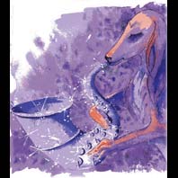 watercolor seahorse