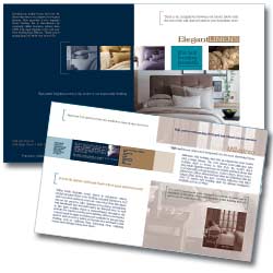 luxury linen brochure