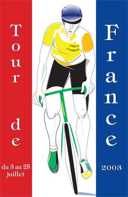 2003 Tour de France poster
